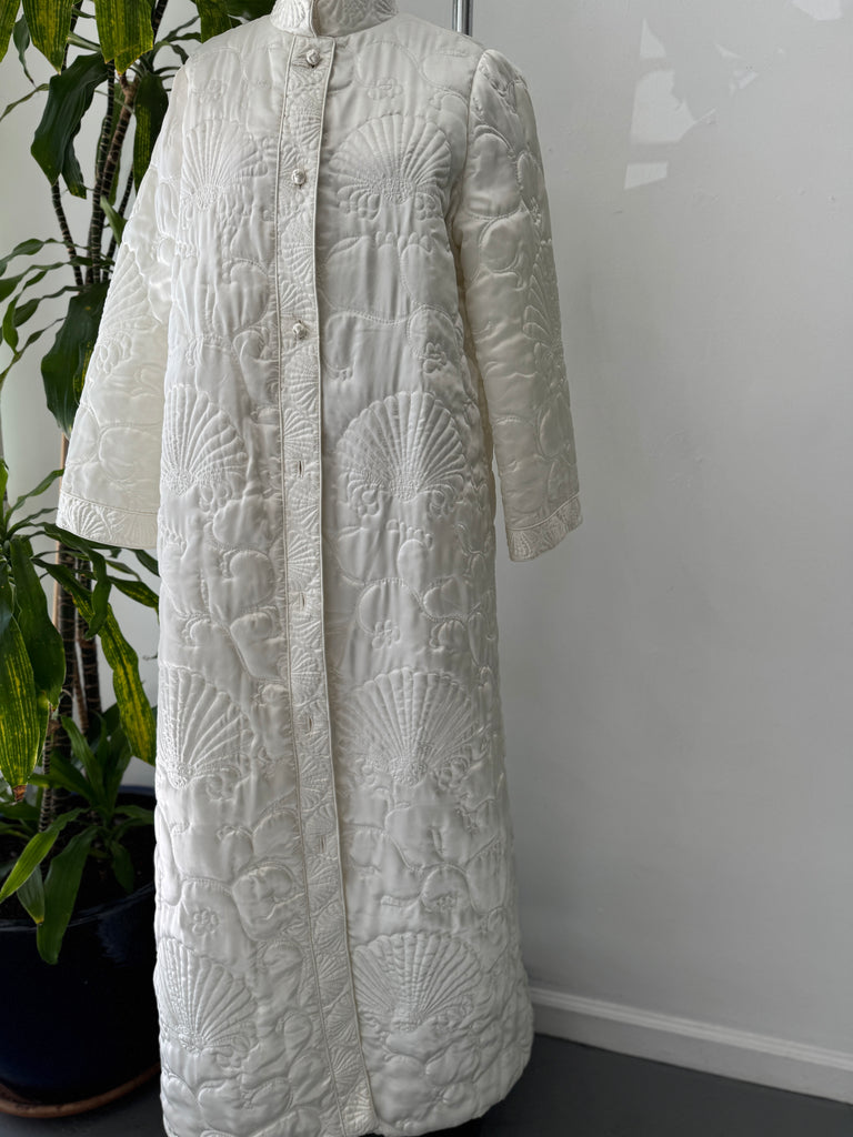 Vintage i magnin quilted outerwear /dress