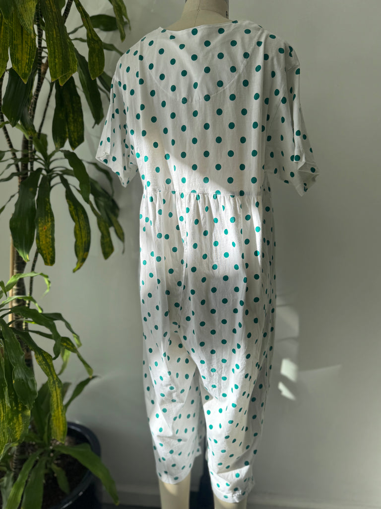 Vintage polka dot jumpsuit