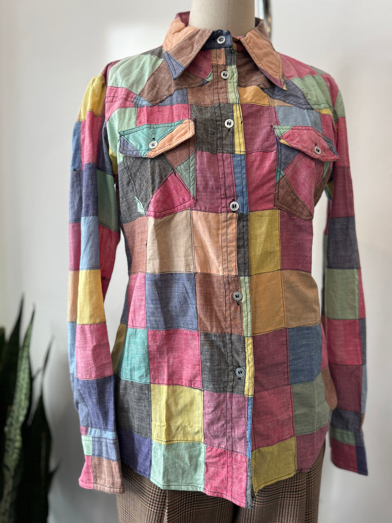 Vintage patchwork top