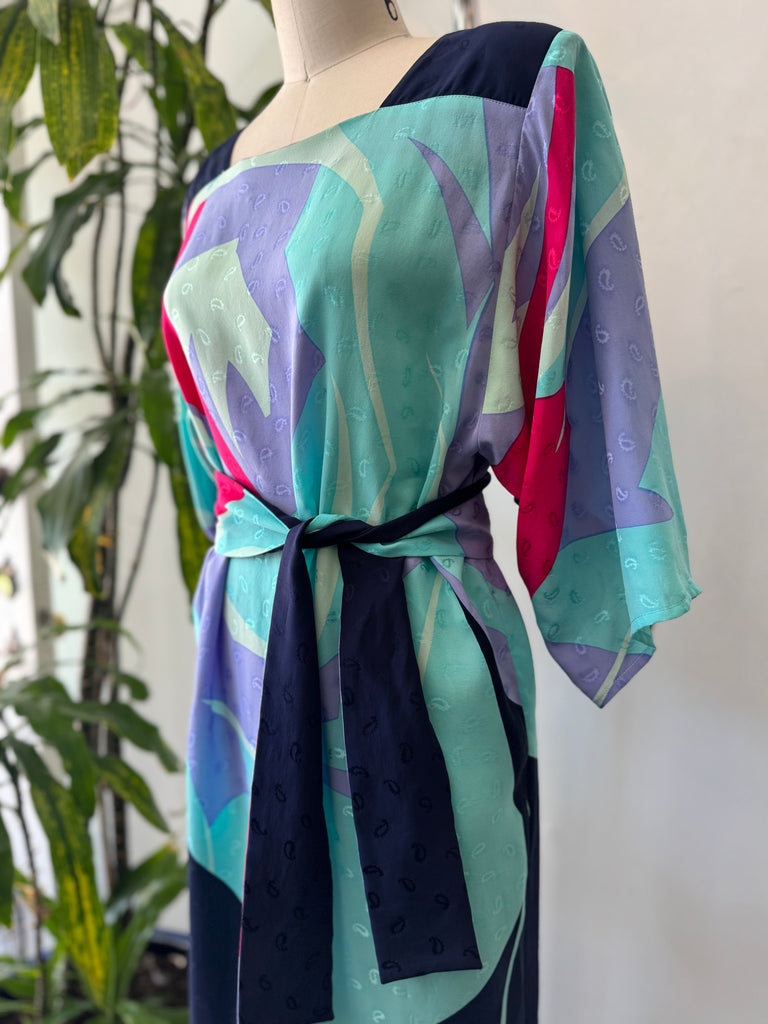 Vintage silk Mr. Mort dress