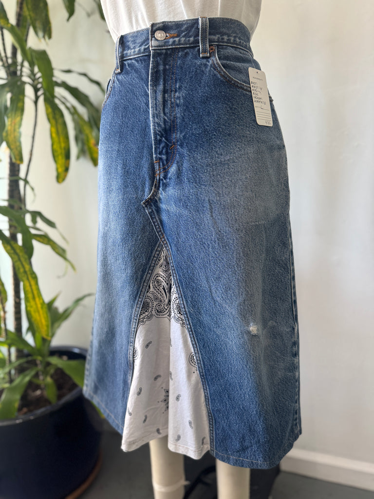 Handmade Levi’s skirt waist “34”