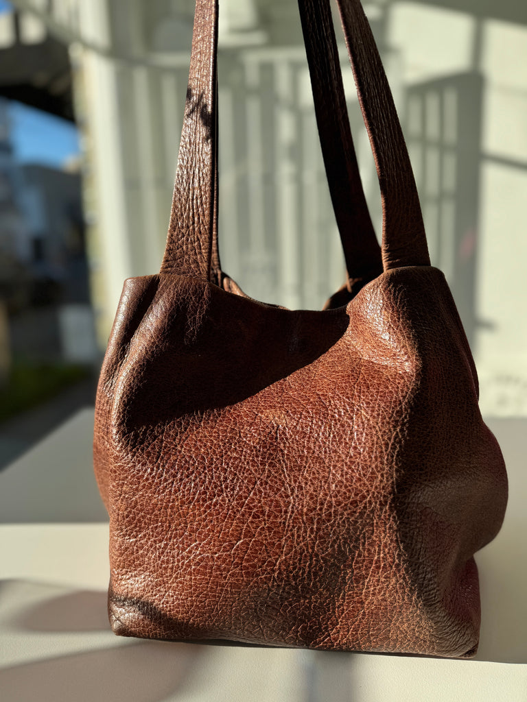 High quality Pebble leather purse