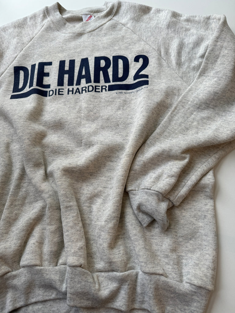 Vintage 1990 die hard | die harder raglan sweatshirt