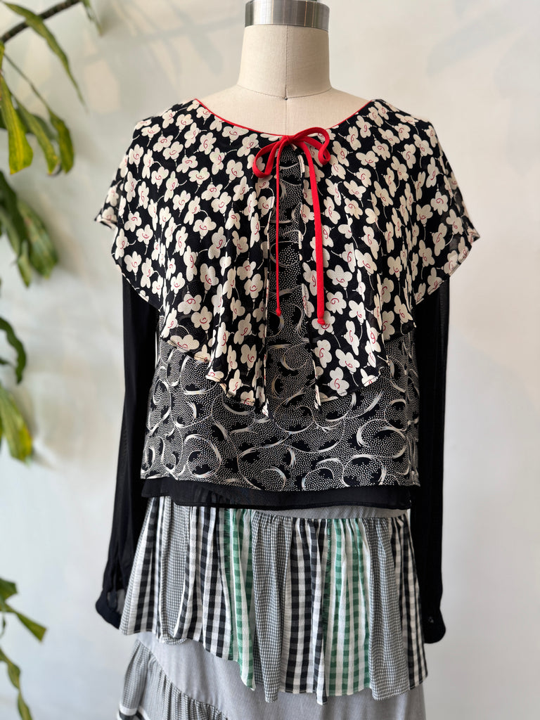 Vintage platinum Dorothy Schoelen top