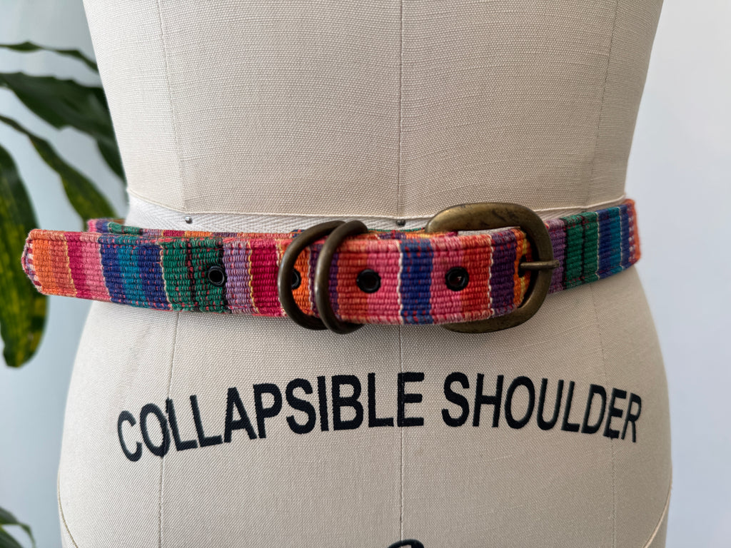 Vintage fabric belt