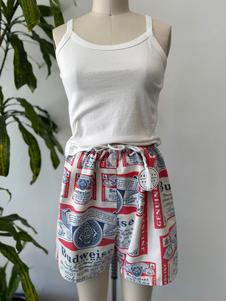 Vintage cotton Budweiser shorts