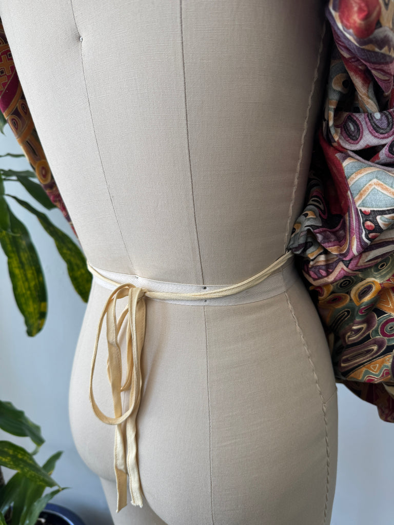 Vintage high drama dress