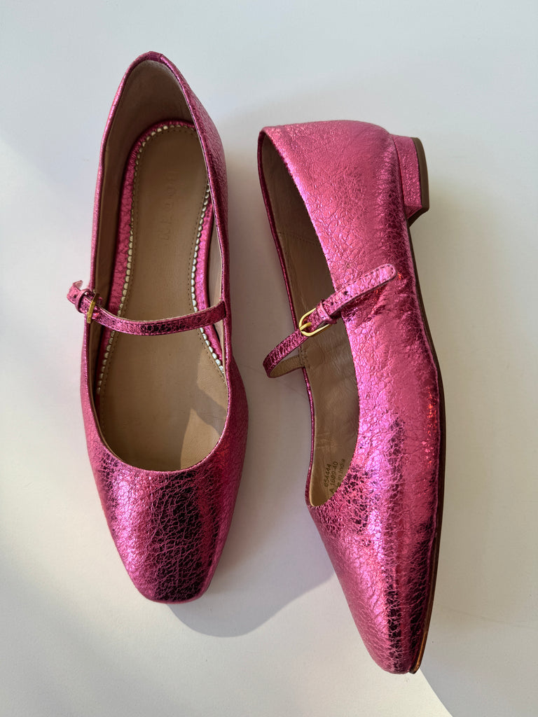 Metallic pink boden size 9