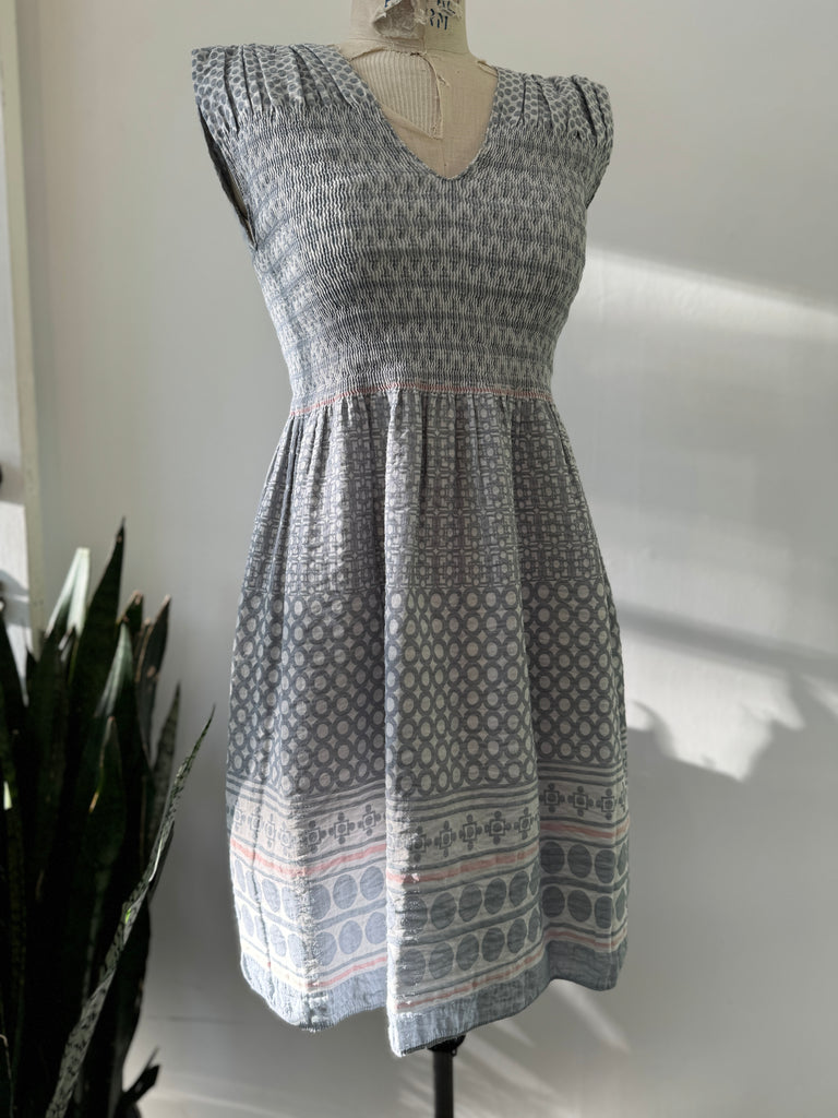 Pleated upper dress