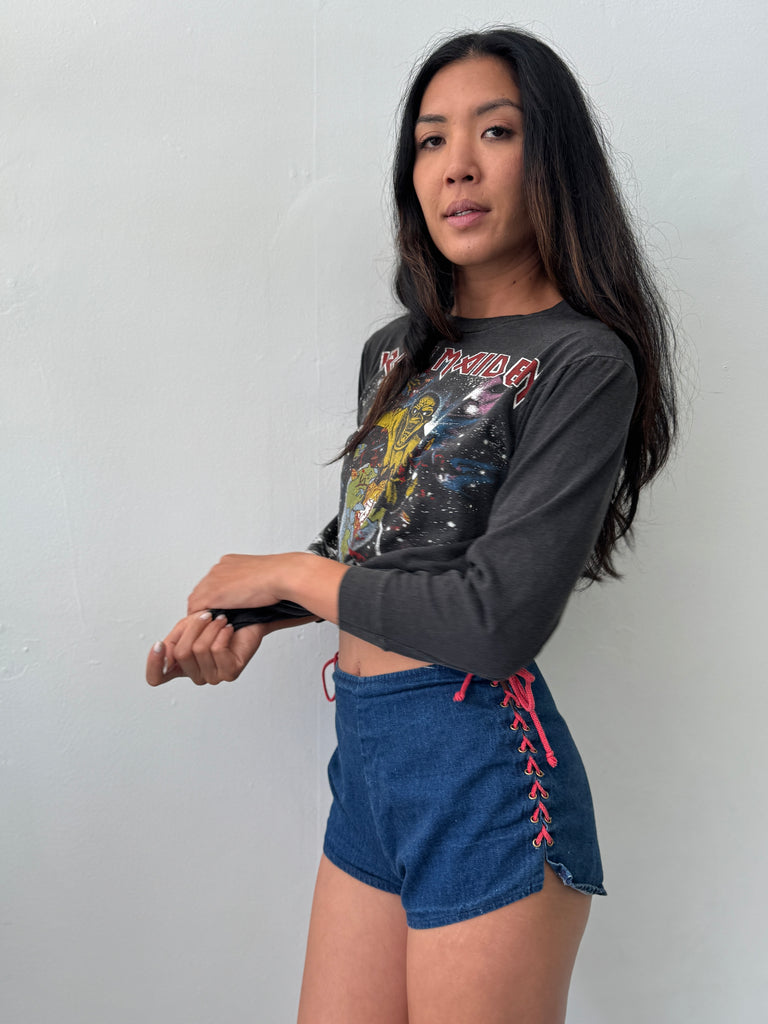 1970’s Frederick’s Of Hollywood denim shorts