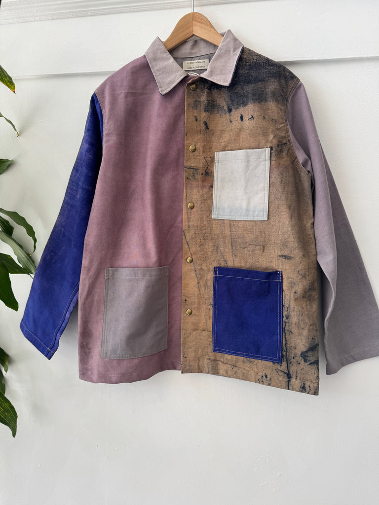 My Best Vintage Life patchwork chore coat