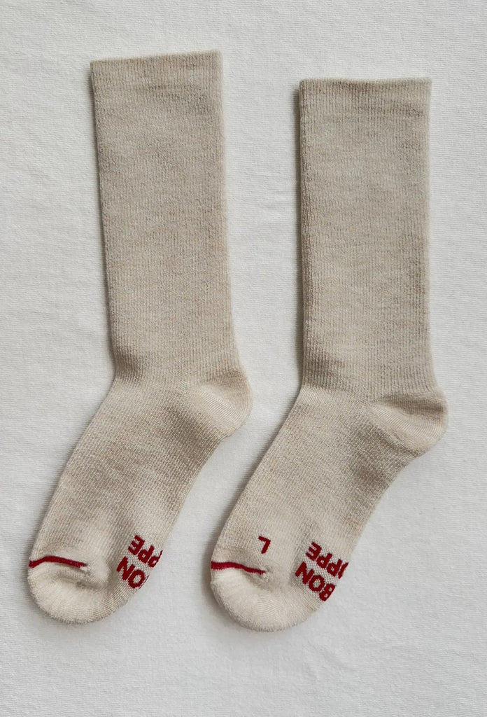 LE BON SHOPPE CAMPER SOCKS OATMEAL