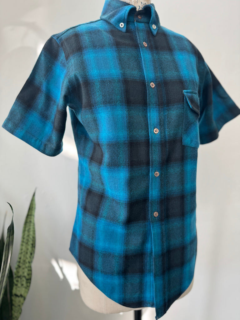 Vintage national wool button up