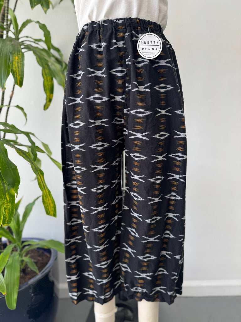 Printed cotton pants waist “26-40”
