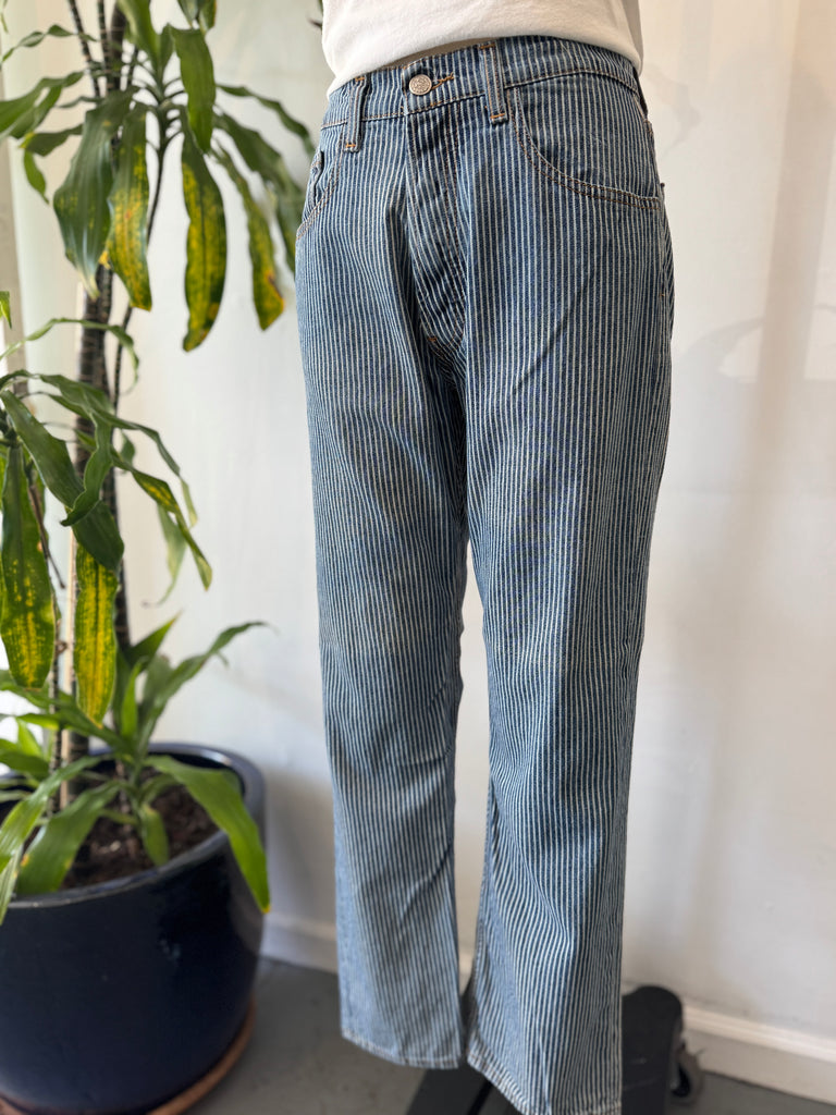 Vintage striped denim jeans 30 x 28