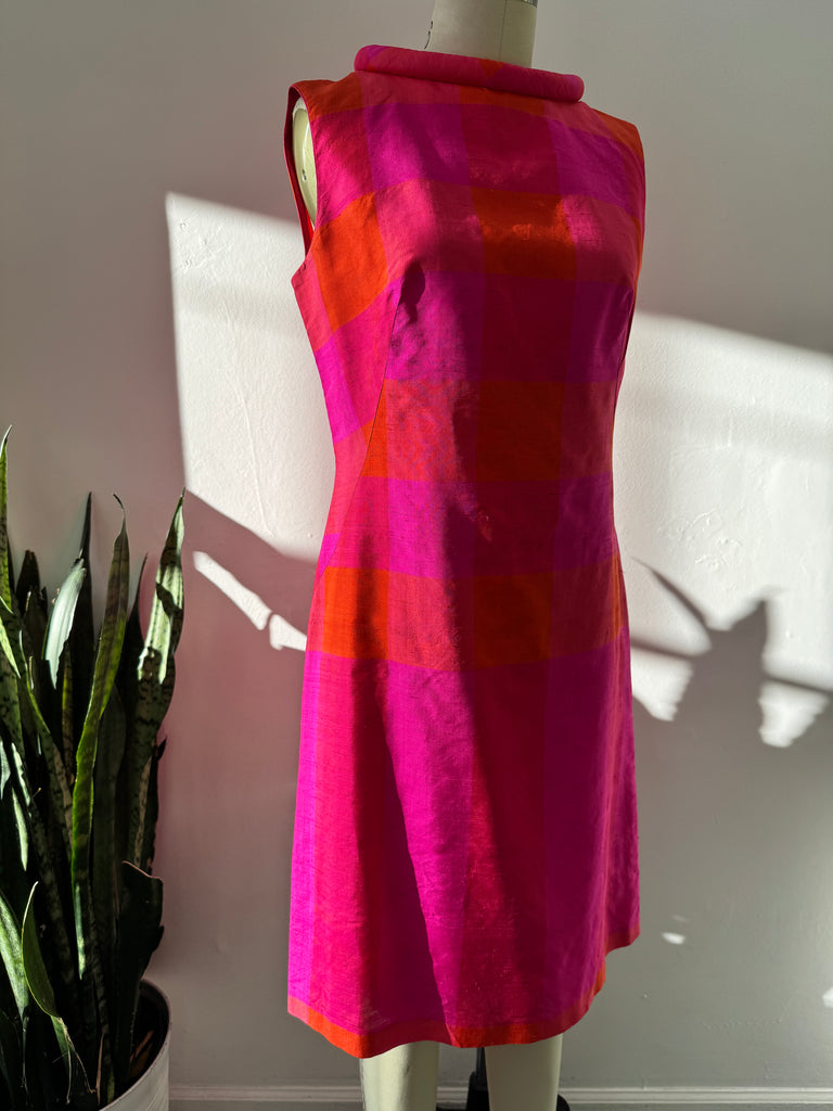 Vintage Haz L's thai silk Dress