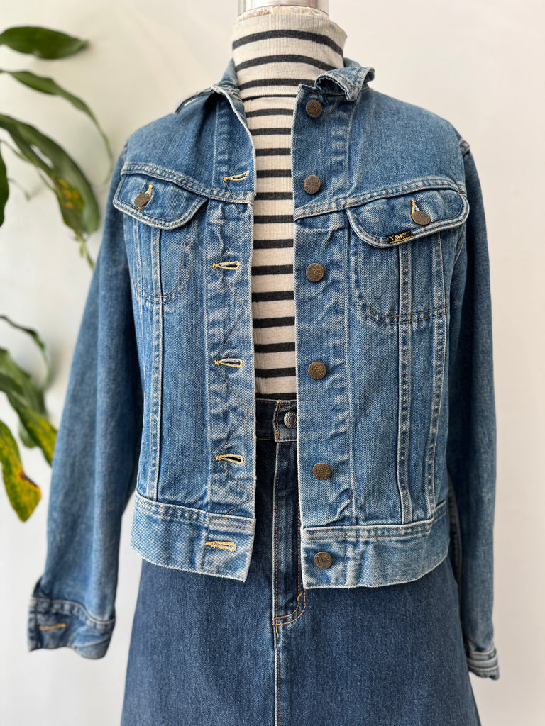 Vintage denim Lee riders jacket