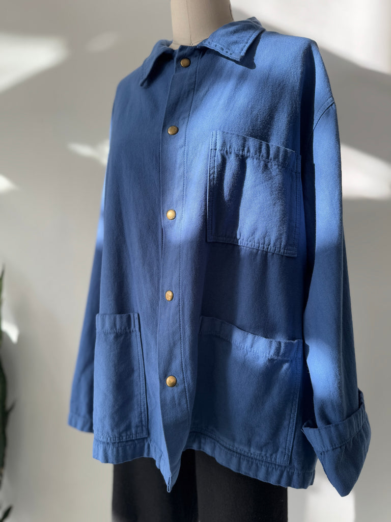 Blue cotton Chore Coat