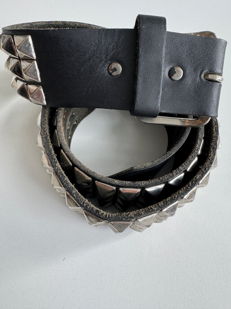 Vintage studded punk belt