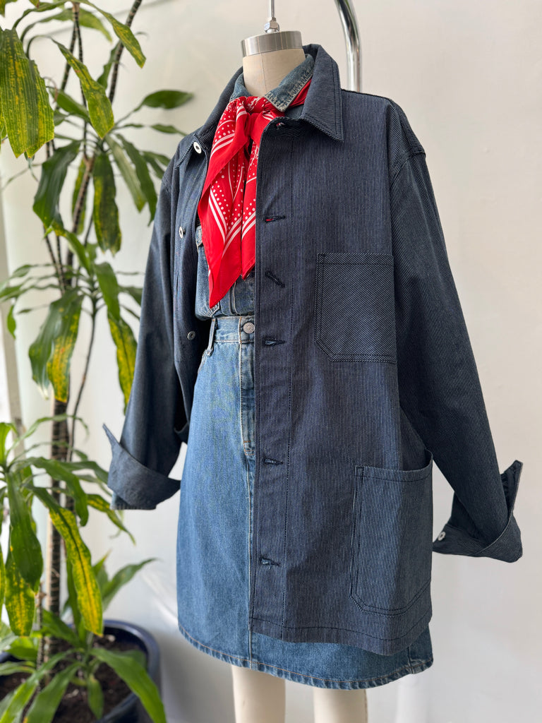 DECO DENIM CHORE COAT