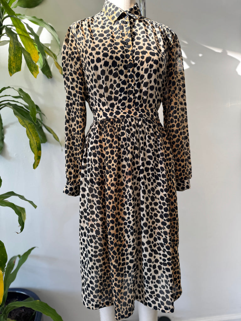 Vintage animal print 2 pc set