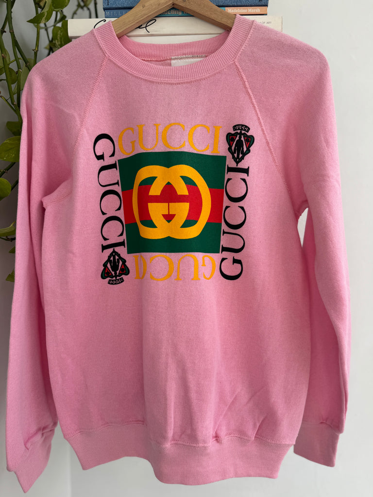 Faux on vintage raglan sweatshirt