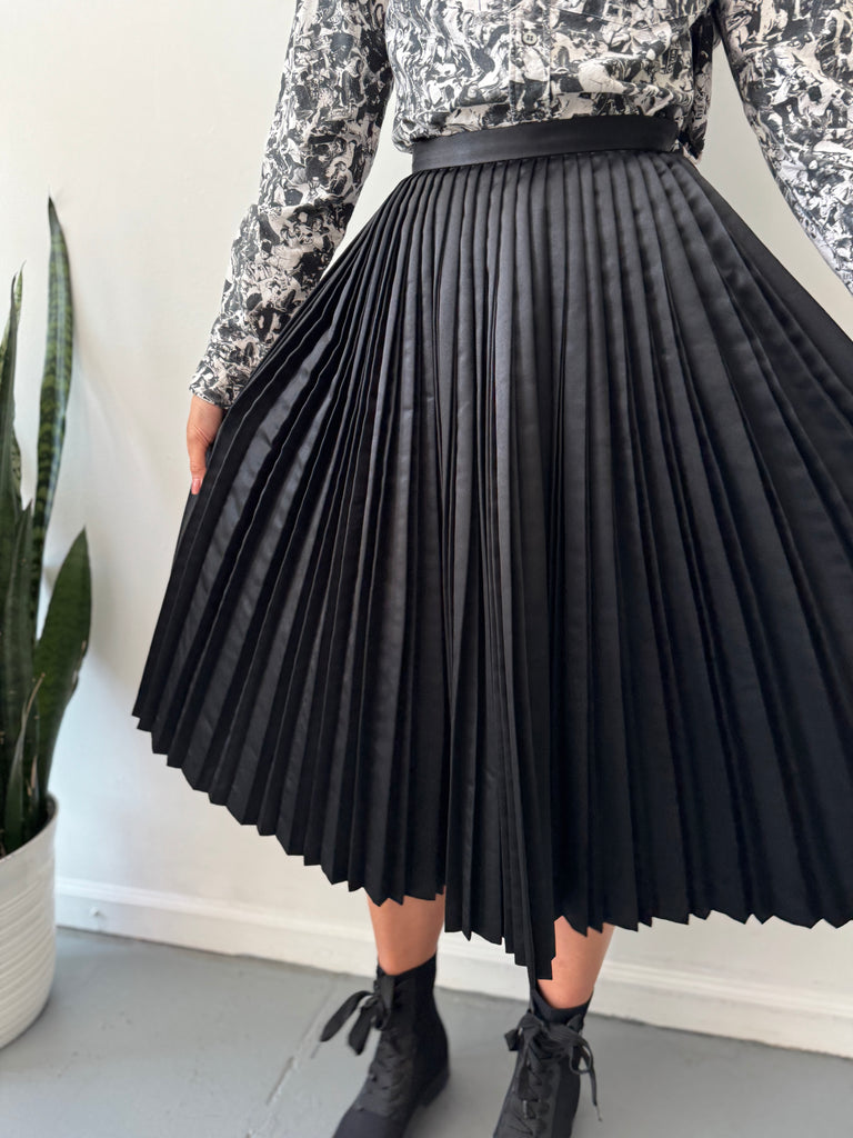 Vintage I Magnin pleated skirt