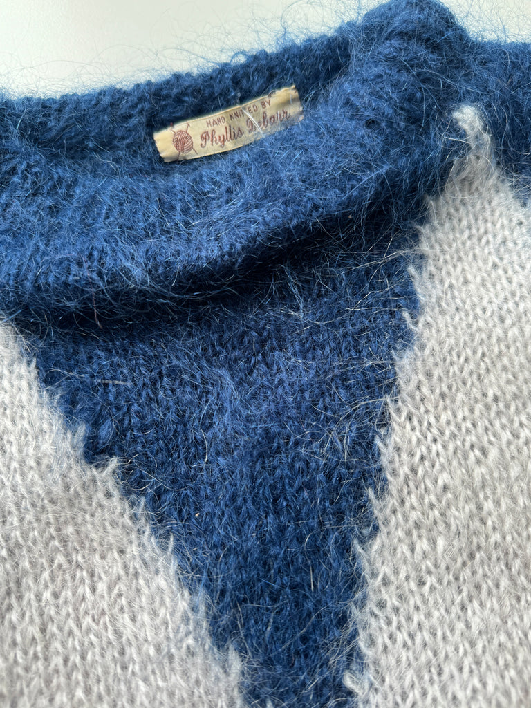 Vintage handmade mohair sweater