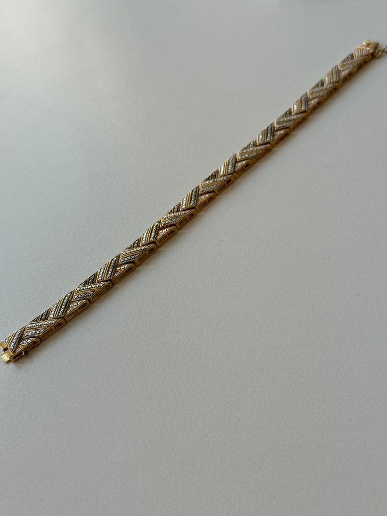 Vermeil gold plated bracelet