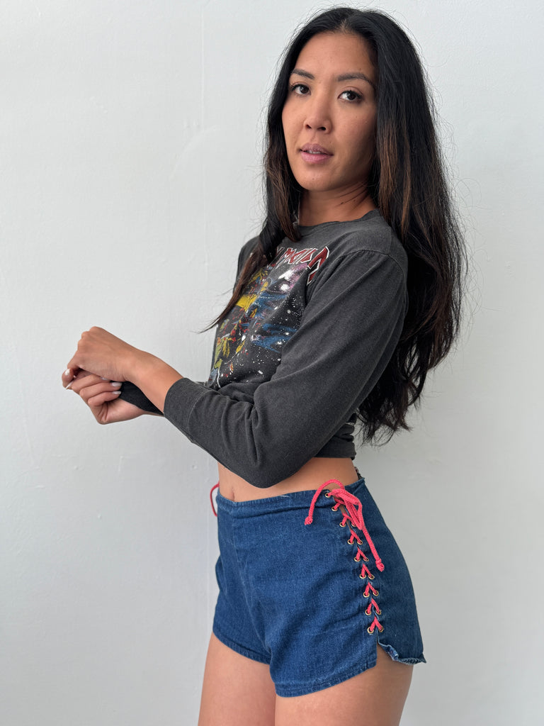 1970’s Frederick’s Of Hollywood denim shorts