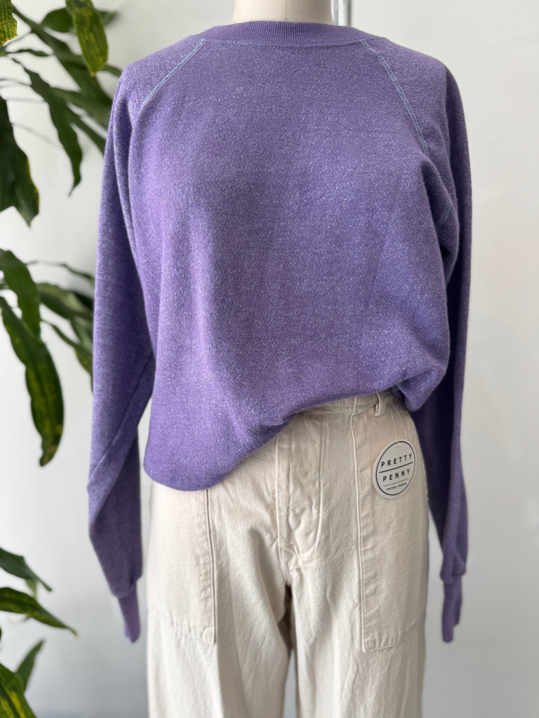 Vintage lavender raglan