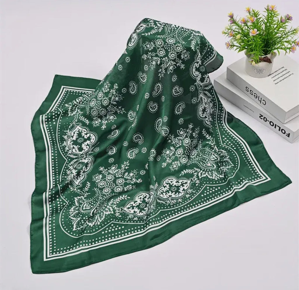 Soft lightweight bandana scarves