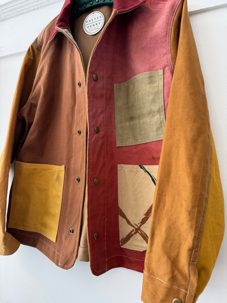 Handmade patchwork jacket
