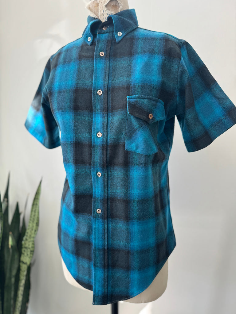 Vintage national wool button up