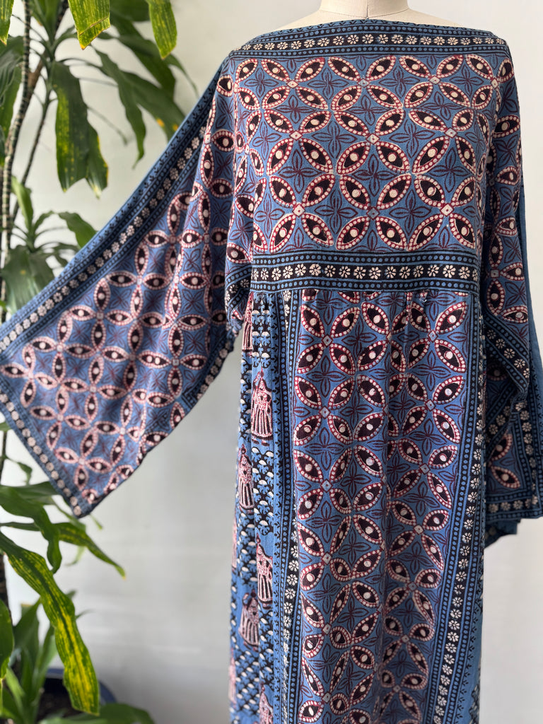 1970’s made in India  fabric cotton dress
