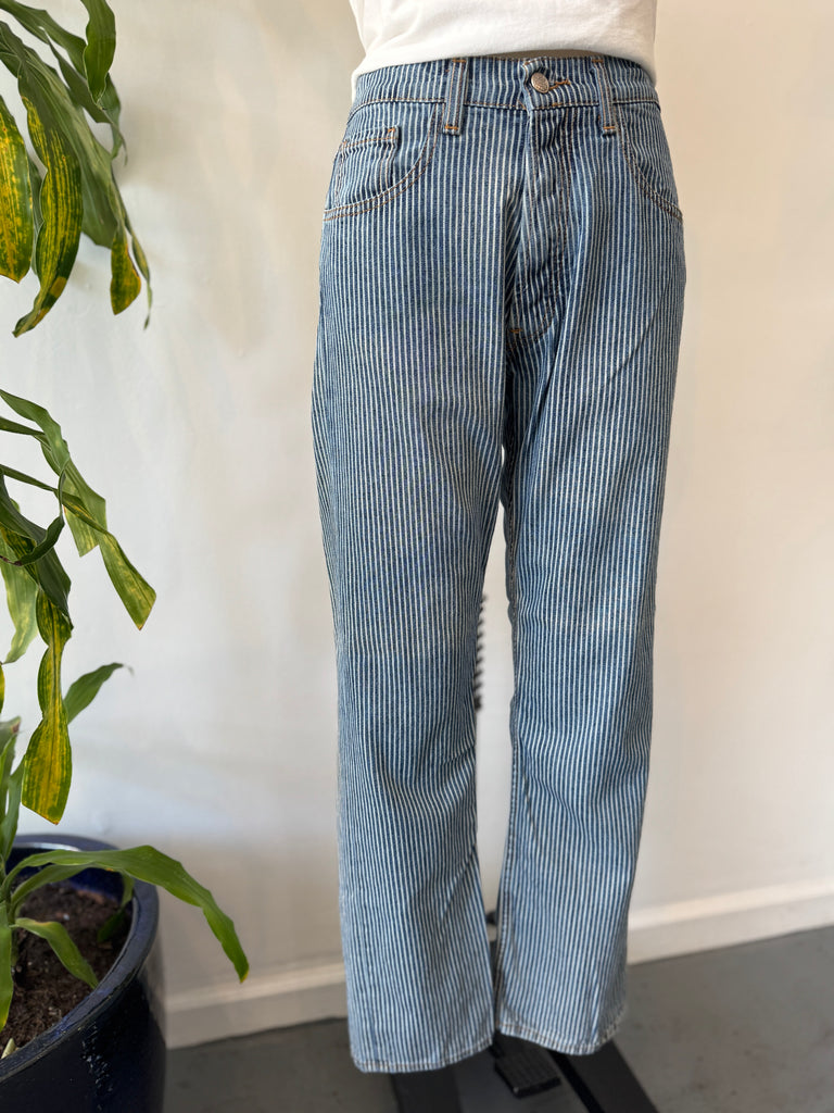 Vintage striped denim jeans 30 x 28