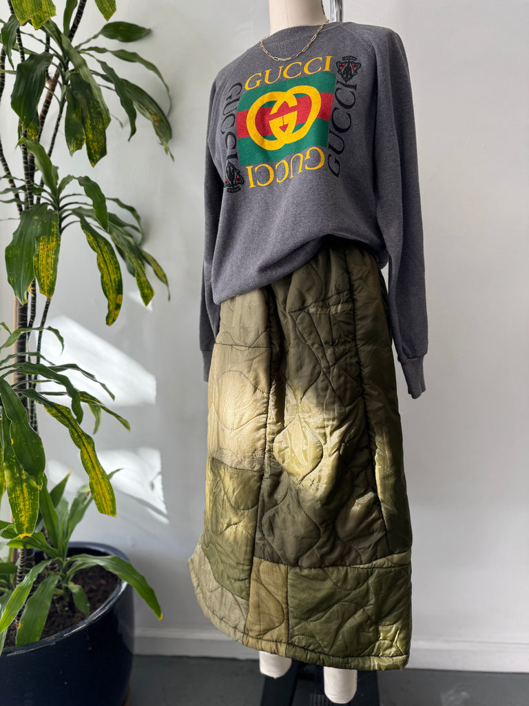 Faux Gucci vintage raglan sweatshirt