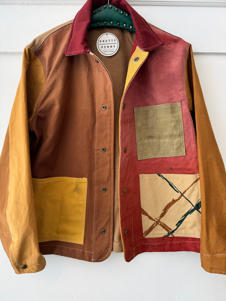 Handmade patchwork jacket
