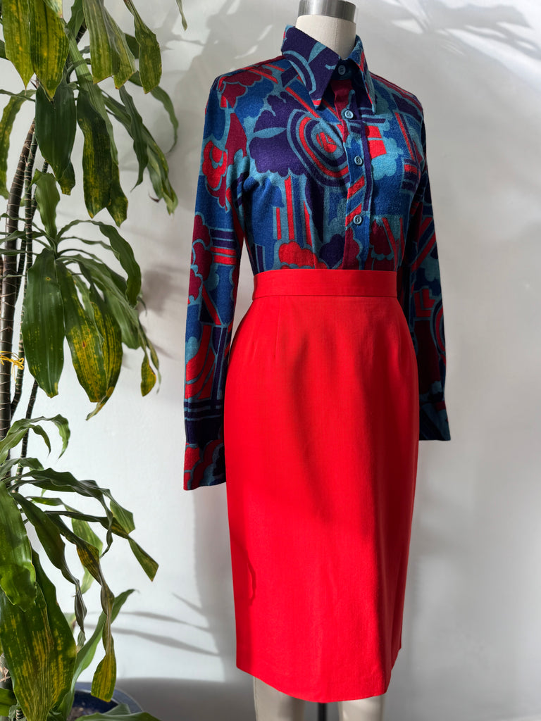 Vintage designer ESCADA skirt waist "28/29"
