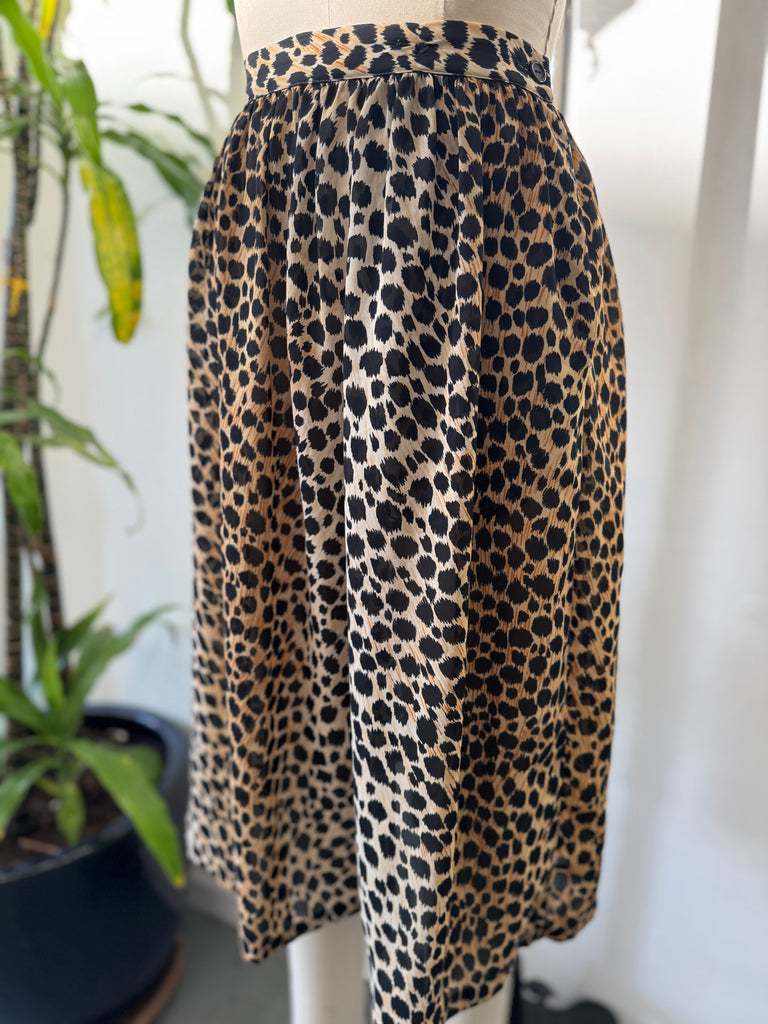Vintage animal print 2 pc set