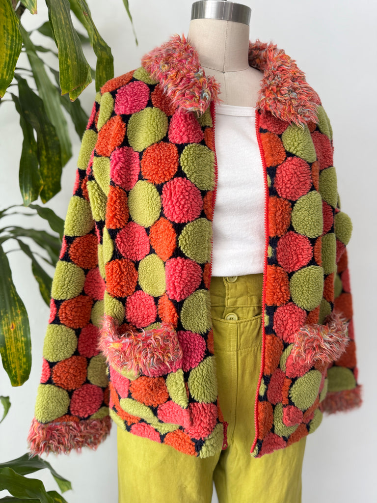Fleece textured outerwear