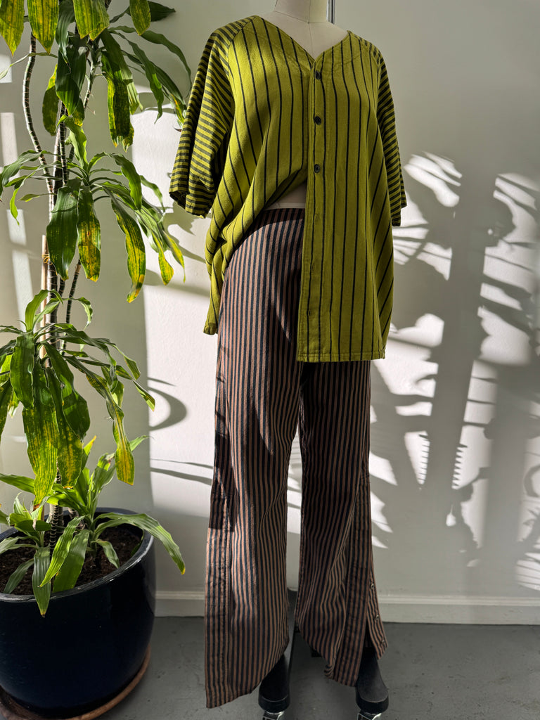 Vintage striped jeans