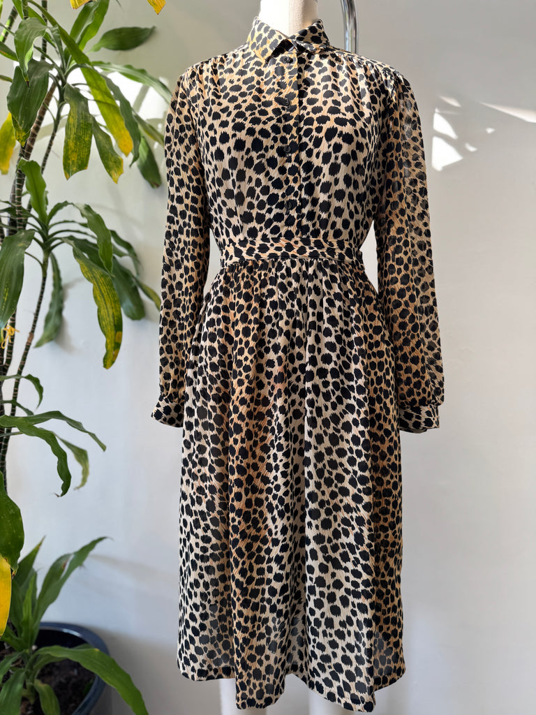 Vintage animal print 2 pc set