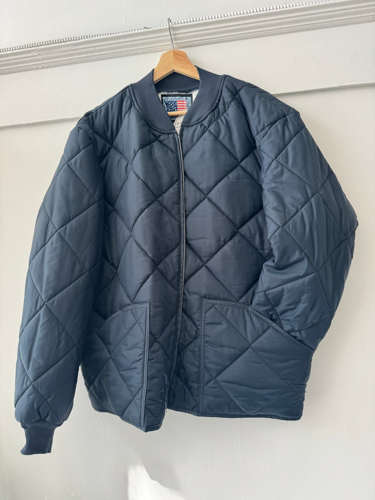 Navy Blue Quilted jacket