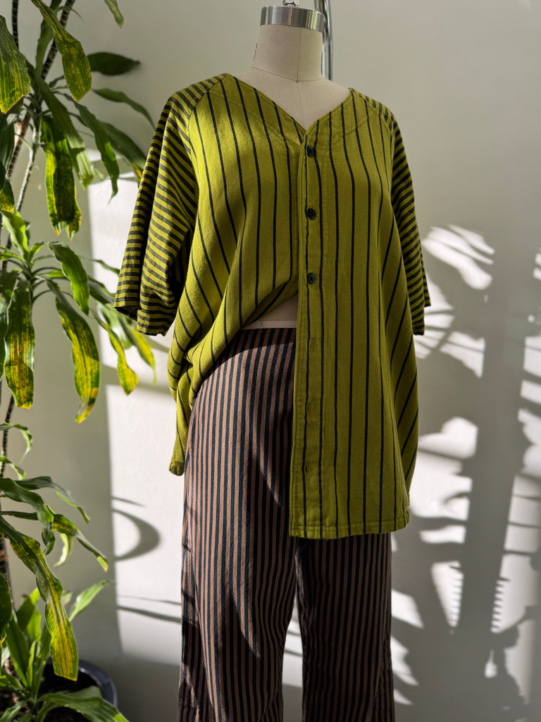 Vintage striped top/outerwear