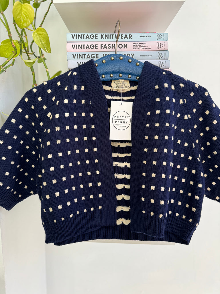 Vintage marchesa di Gresy I magnin wool bolero