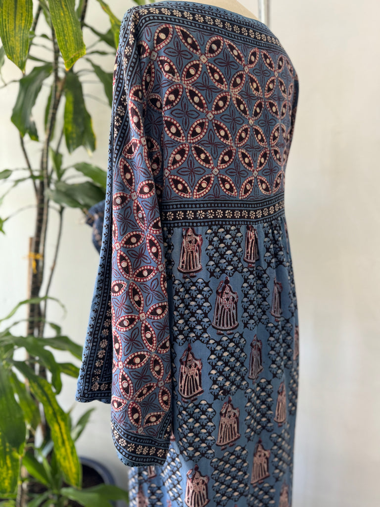 1970’s made in India  fabric cotton dress