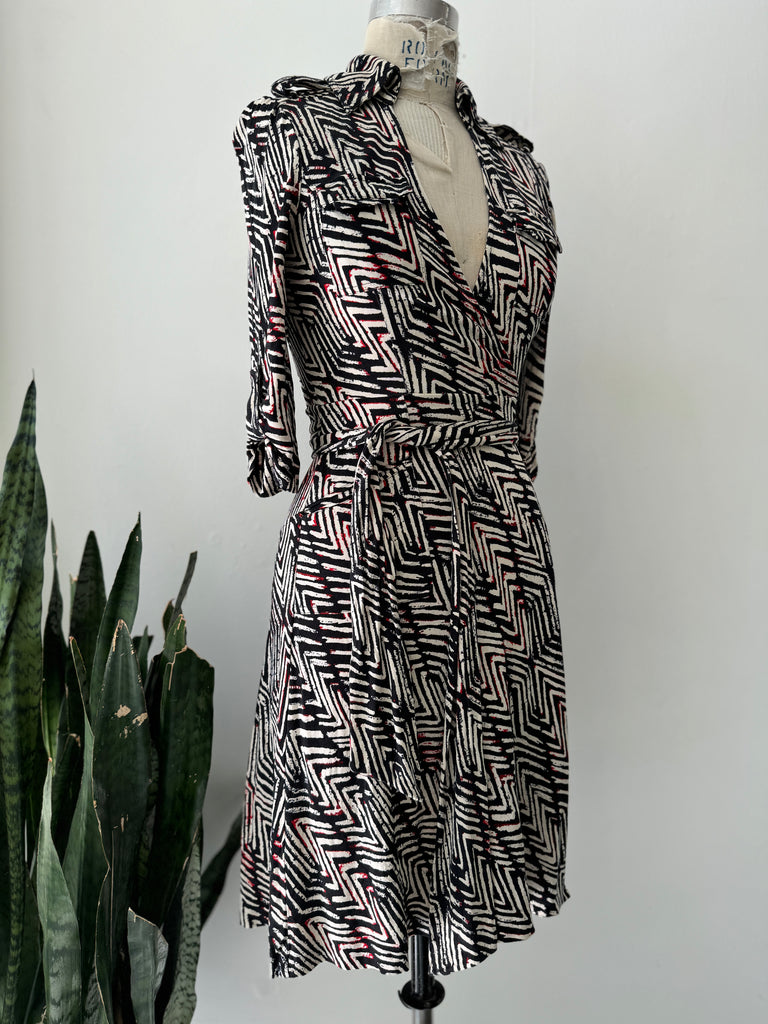 Designer DVF wrap dress