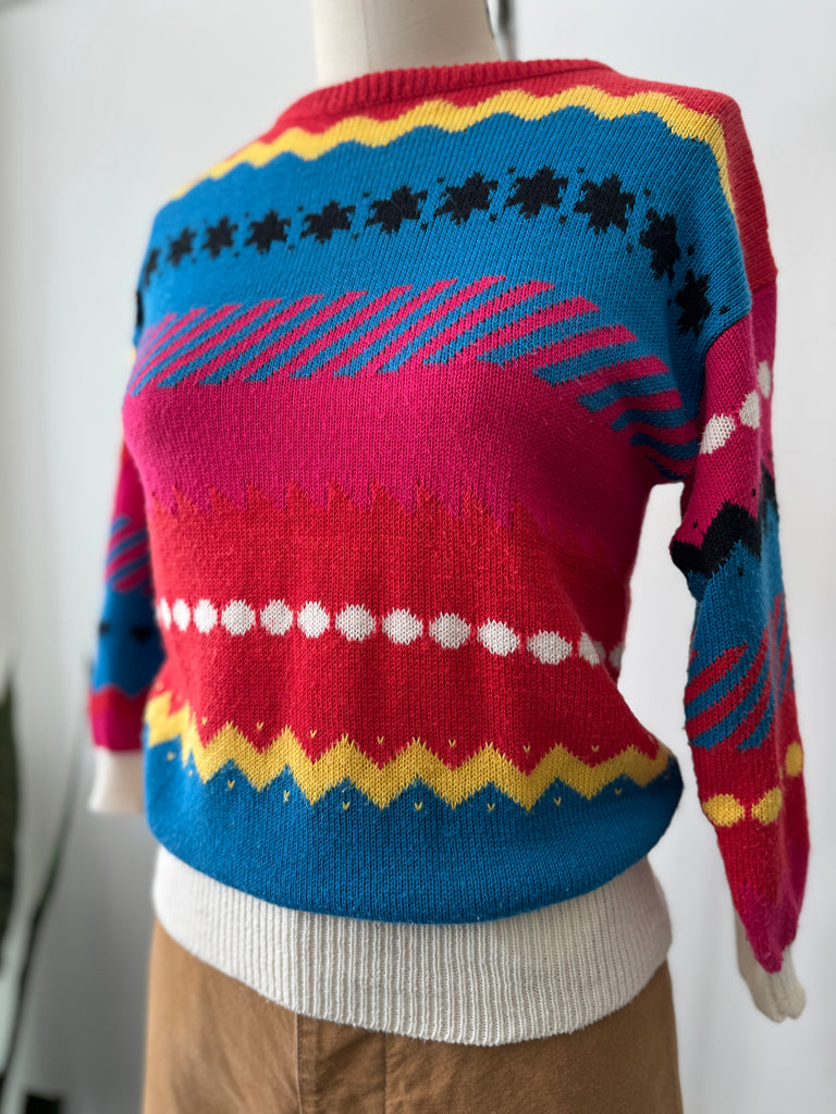 Vintage knit sweater