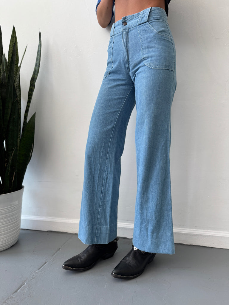 1970’s SUCCO TASH high waist | bell bottoms